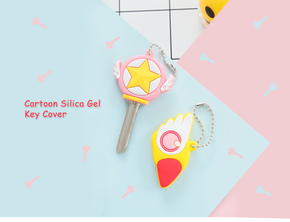 Cartoon Silica Gel Key Cover Protective Case