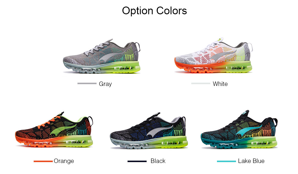 Onemix Knitting Lightweight Cushion Running Shoes for Men