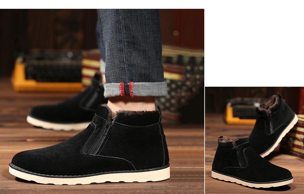 Fashion Anti-slip Warm Ankle Boots for Men