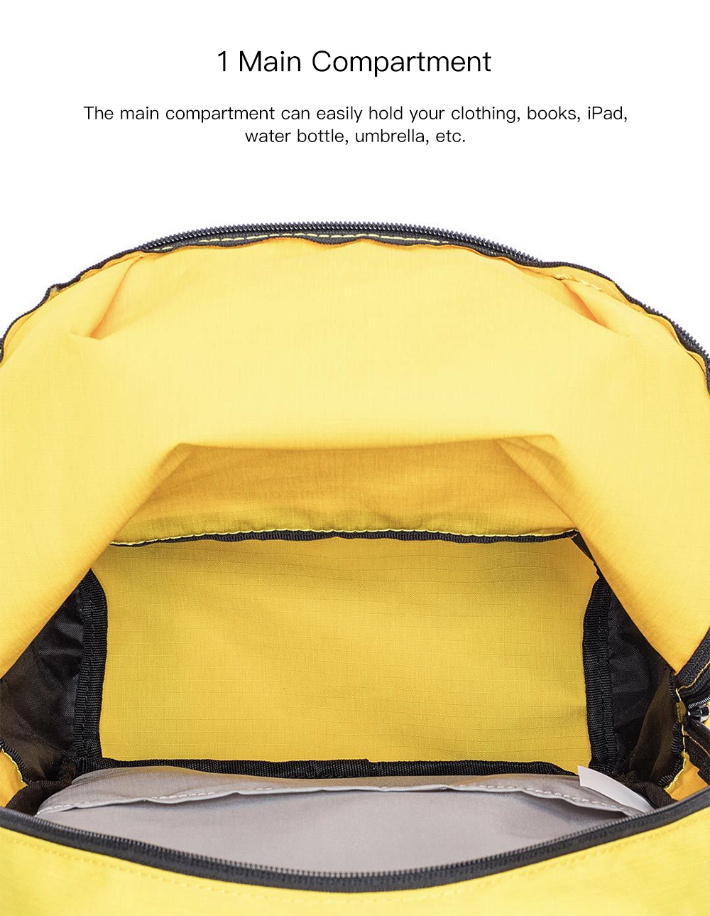 Xiaomi Solid Color Lightweight Water-resistant Backpack