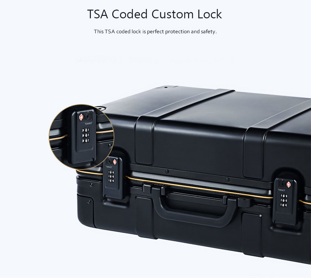 90FUN Metal 20 inch Travel Suitcase with Universal Wheel from Xiaomi Youpin