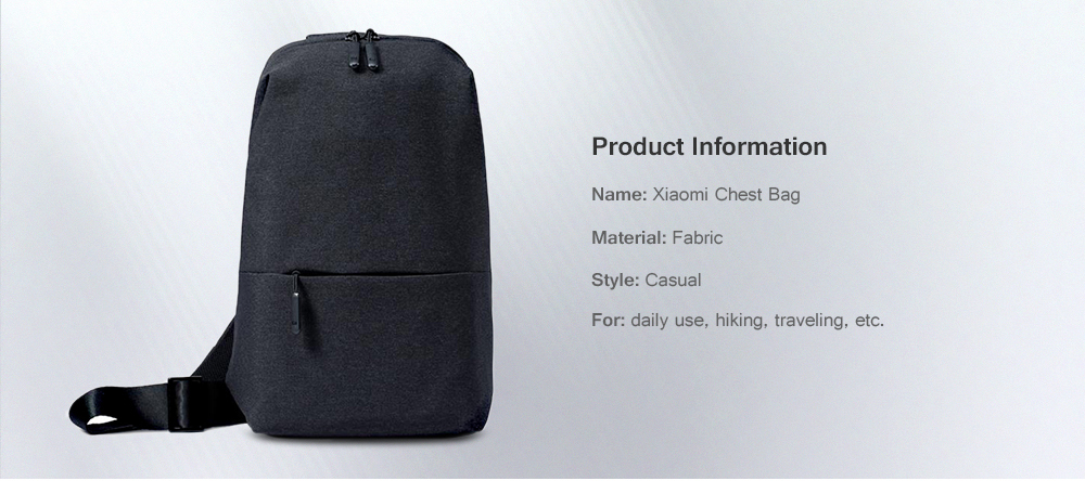 Xiaomi Multifunctional Waterproof Casual Chest Bag for Men