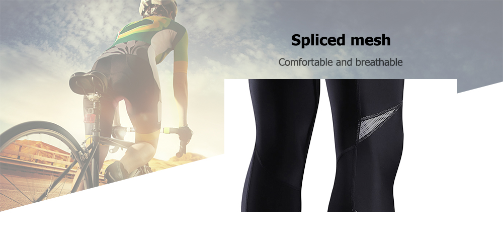 Men's Sports Compression Trousers Quick-dry Stretch Tight Padded Cycling Pants