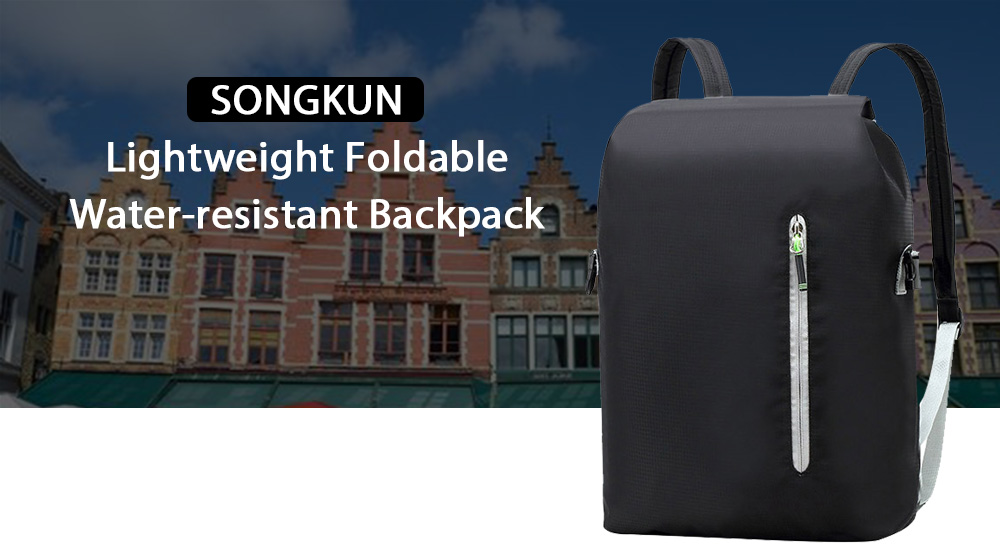 SONGKUN Lightweight Foldable Water-resistant Laptop Backpack