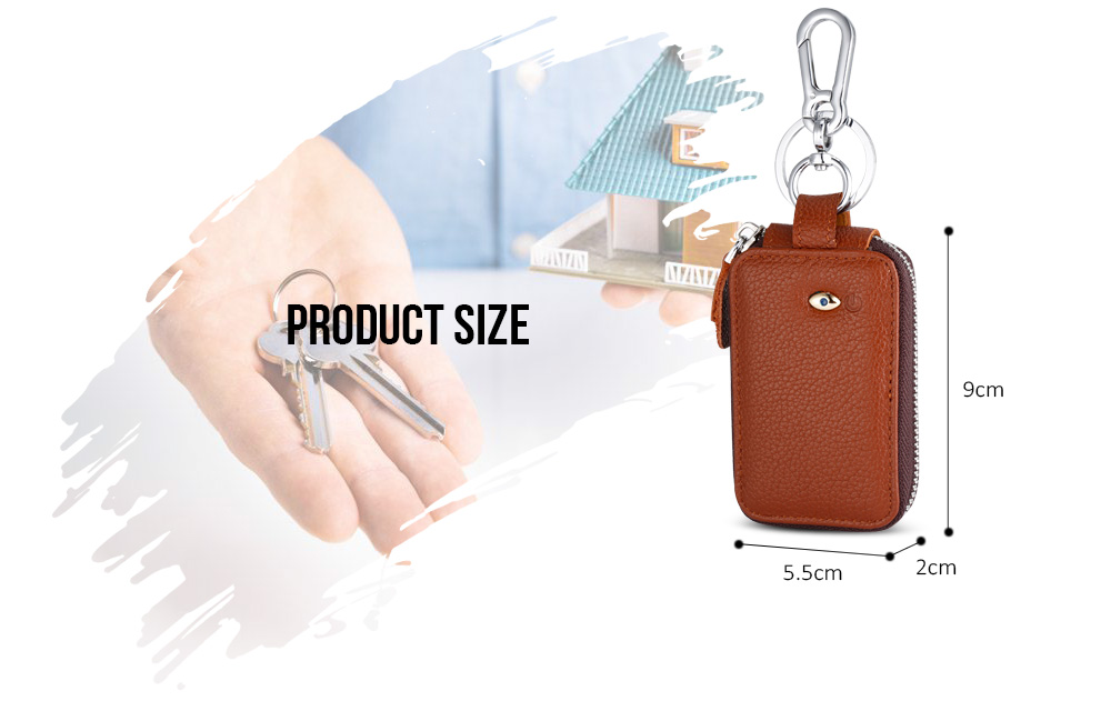 SMARTLB Anti-lost Keychain Smart Bluetooth Leather Key Case