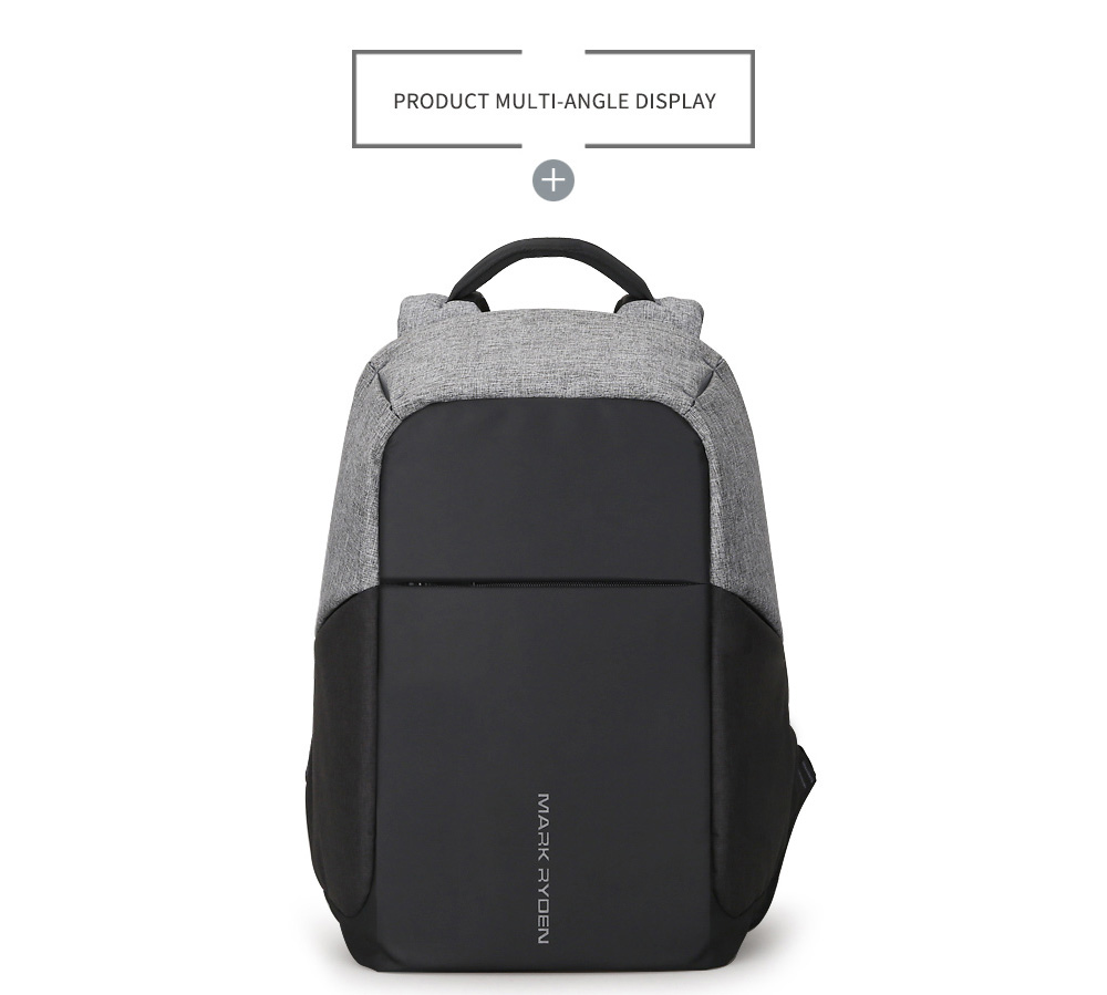 MARK RYDEN Men Large Capacity Anti-theft Leisure 15.0 inch Laptop Travel Backpack