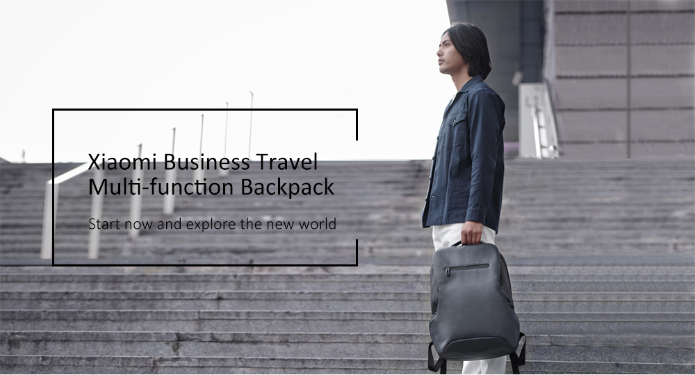 Xiaomi Trendy Business Large Capacity Water-resistant Travel Laptop Backpack