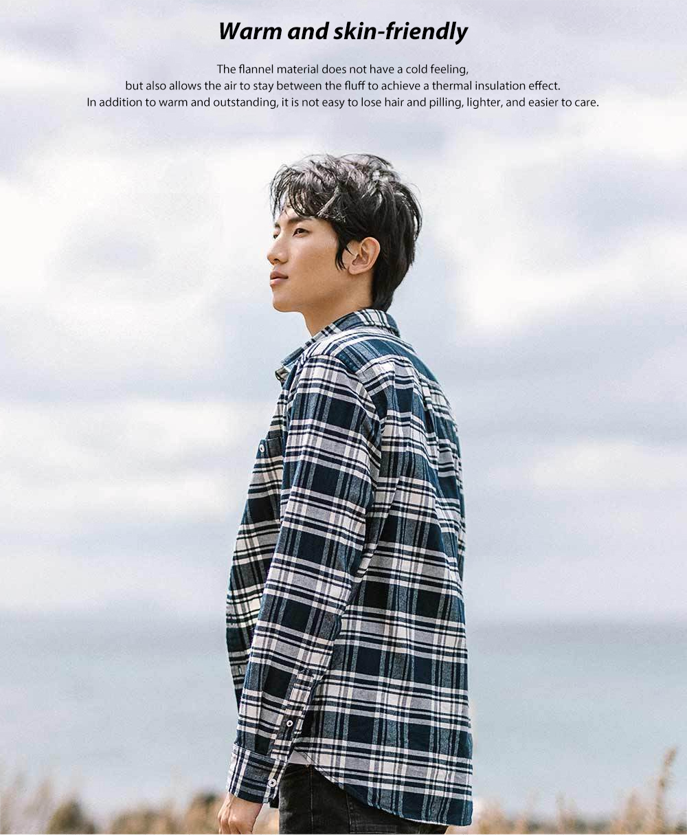 90FUN Men Flannel Shirt from Xiaomi youpin