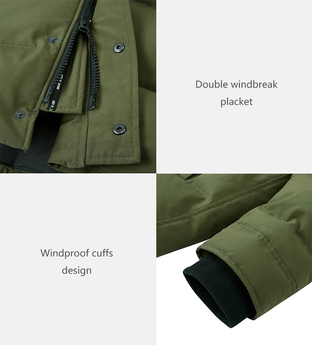 MITOWNLIFE Men Warm Comfortable Down Coat from Xiaomi Youpin