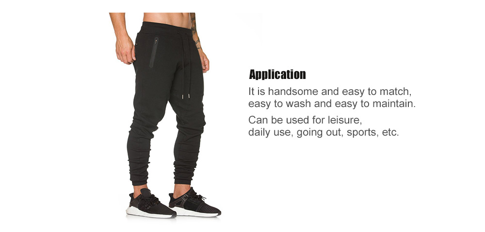 Male Comfortable Solid Color Pants