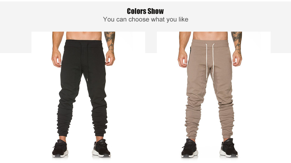 Male Comfortable Solid Color Pants