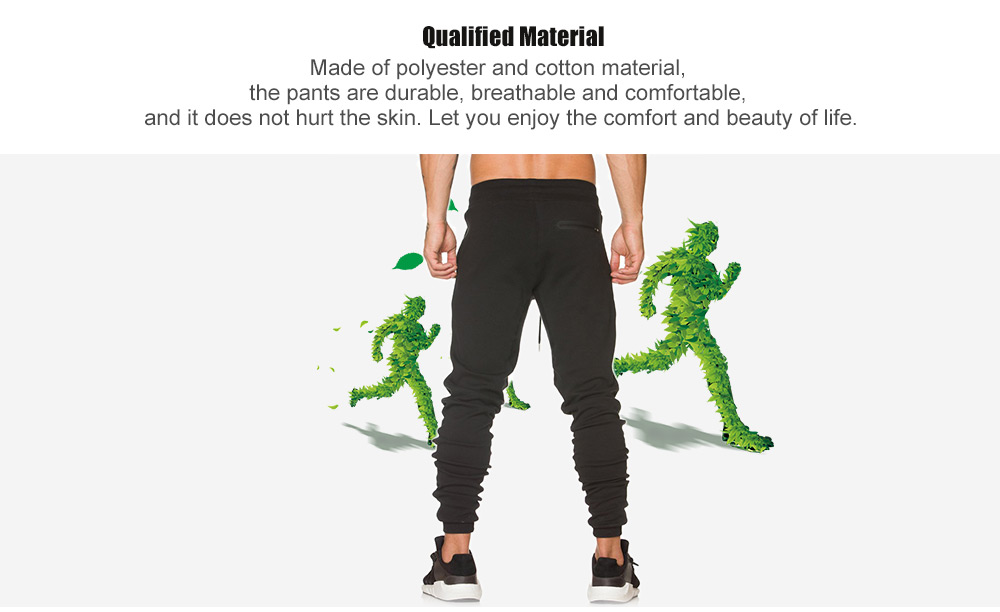 Male Comfortable Solid Color Pants