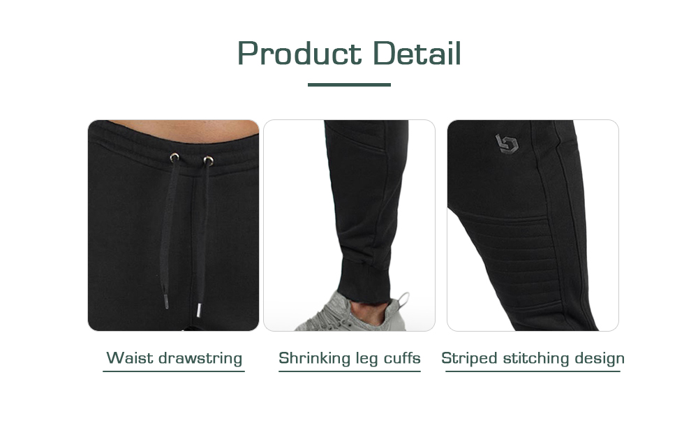 Embroidery Long Casual Jogger Pants