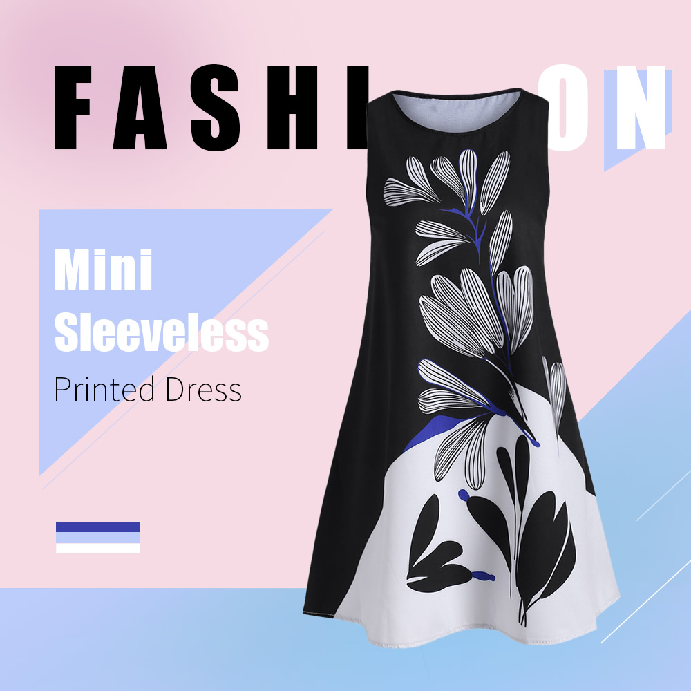 Swing Floral Print Mini Dress