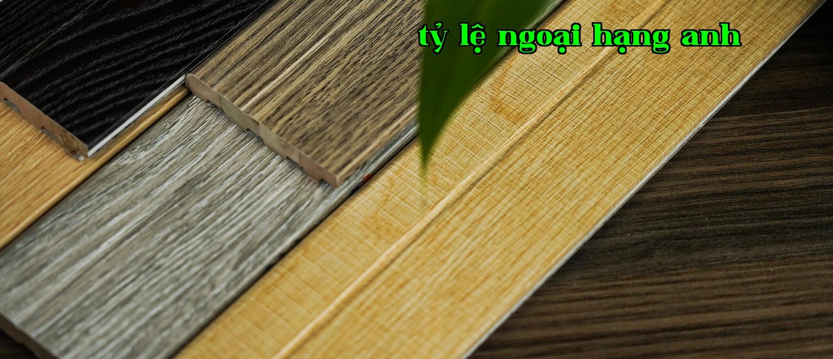 Tấm chân tường dán giấy gỗ keo - Dòng K6A