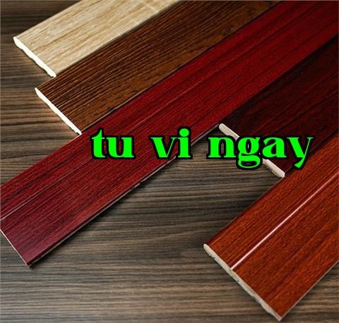 Tấm chân tường dán giấy gỗ keo - Dòng K6A