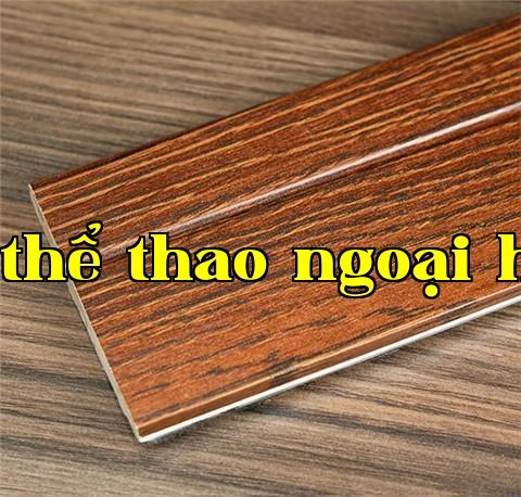 Tấm chân tường dán giấy gỗ keo - Dòng K6A