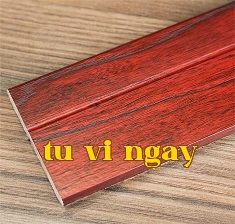 Tấm chân tường dán giấy gỗ keo - Dòng K6A