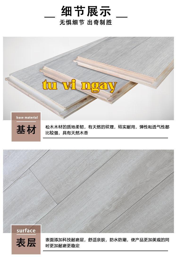 Sàn gỗ công nghiệp 3 lớp mới