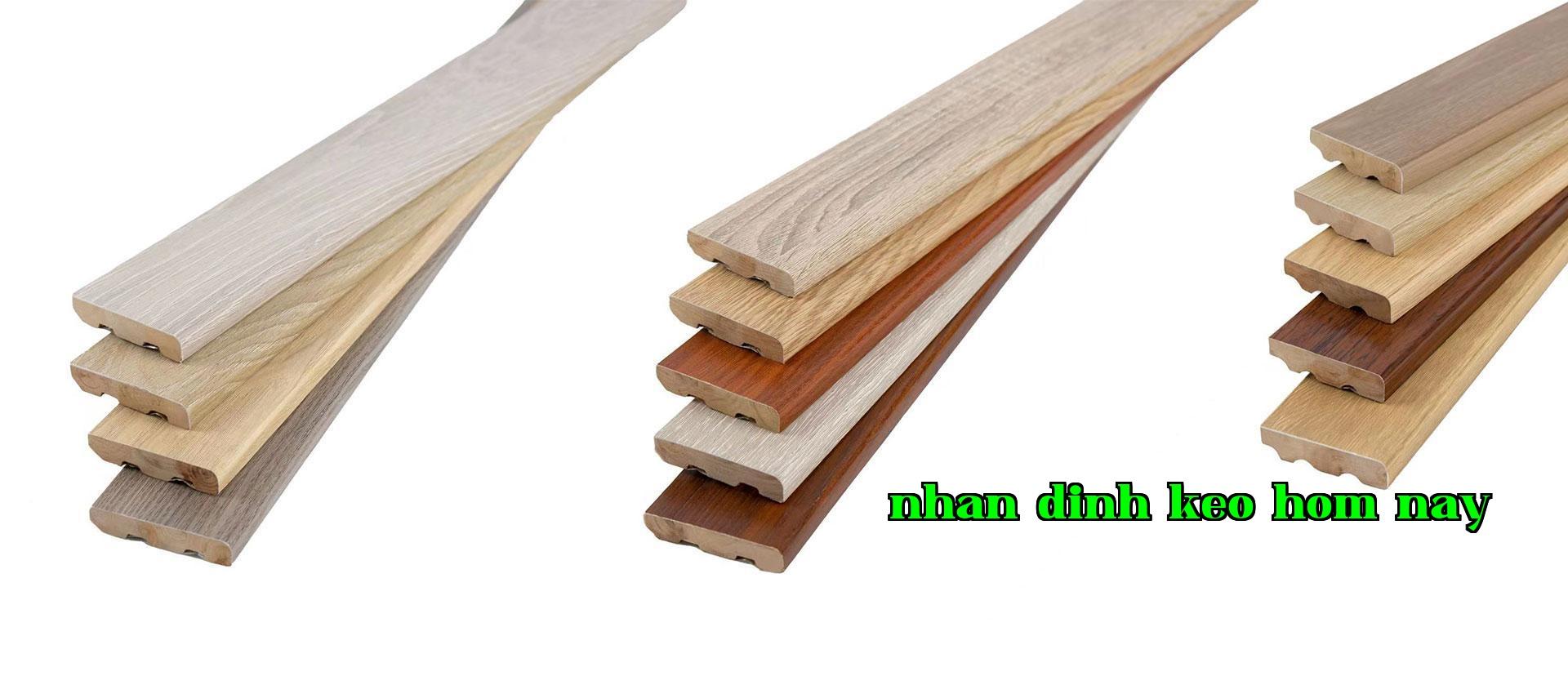 Nẹp chân tường gỗ công nghiệp 3 lớp mới