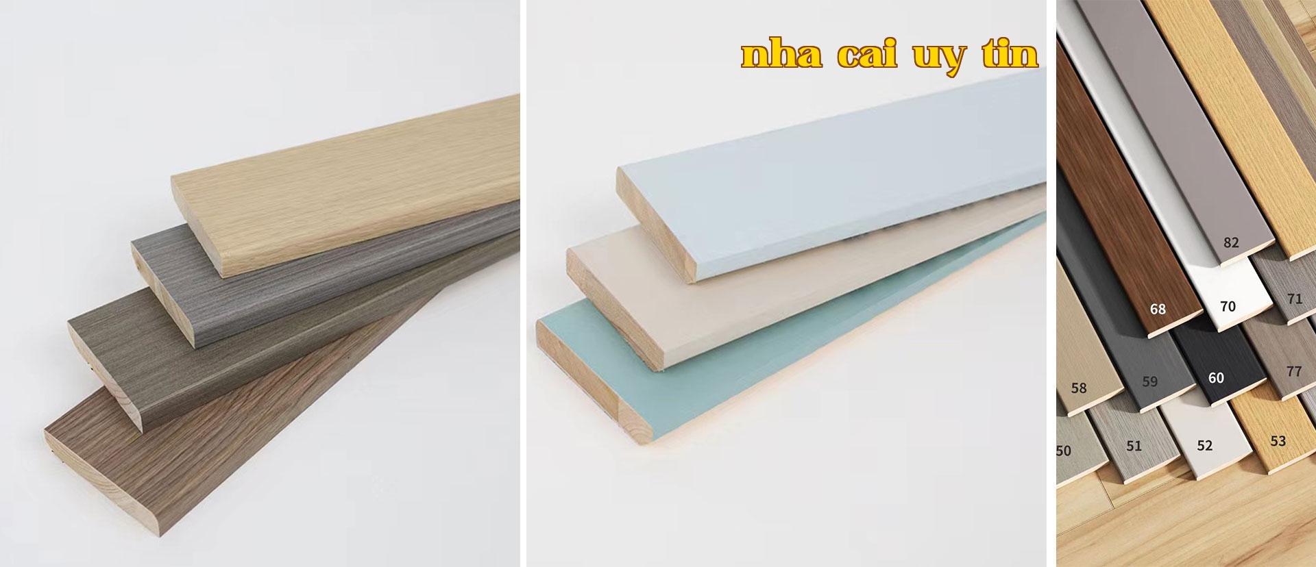 Nẹp chân tường gỗ công nghiệp 3 lớp mới