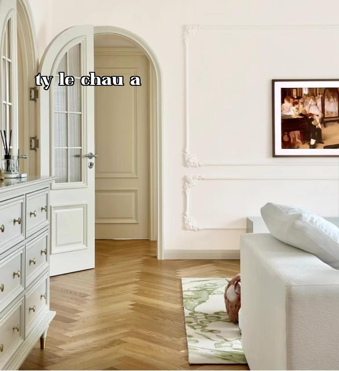 Phong cách nội thất kiểu Pháp phong cách kem nhỏ gọn