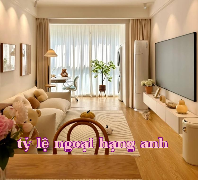 Phong cách gỗ nguyên bản kết hợp kem